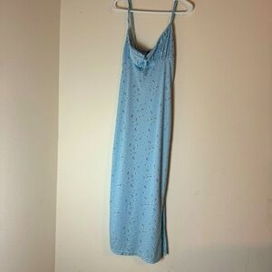 Vintage 90s/ Y2K H20 sportswear Blue Butterfly dress